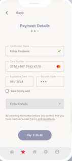 Glacé payment
